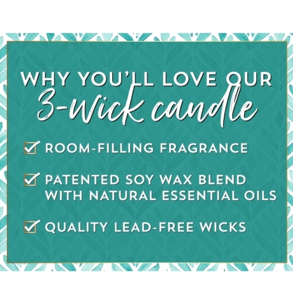 🛍BOGO 50% OFF🥃🤎🕯NWT‼️ White Barn "Leather & Brandy" 3-wick Candle - Picture 8 of 10